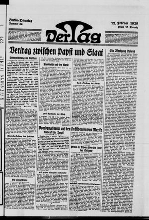 Der Tag vom 12.02.1929