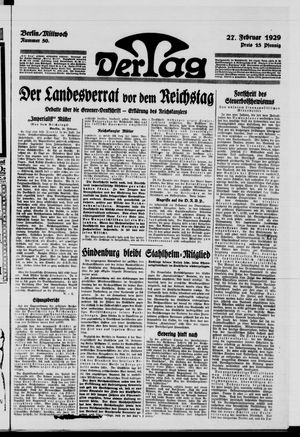 Der Tag vom 27.02.1929