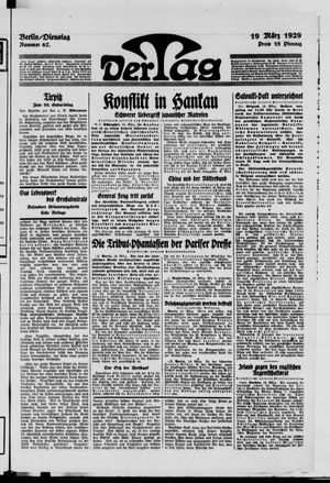 Der Tag vom 19.03.1929
