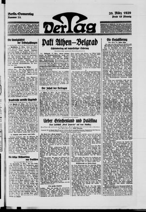 Der Tag vom 28.03.1929