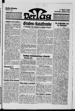 Der Tag vom 02.04.1929
