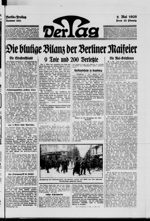 Der Tag vom 03.05.1929