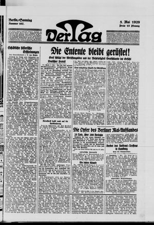 Der Tag vom 05.05.1929