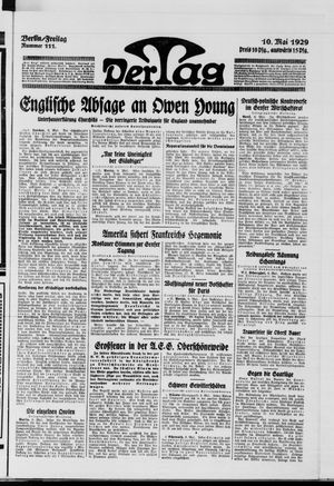 Der Tag vom 10.05.1929