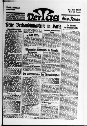 Der Tag vom 15.05.1929