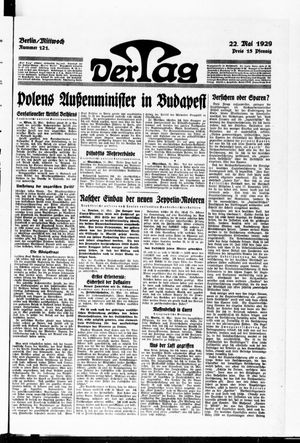 Der Tag vom 22.05.1929