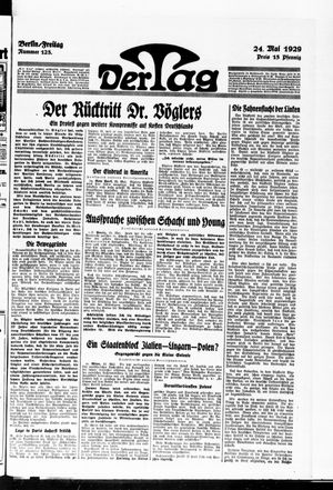 Der Tag vom 24.05.1929