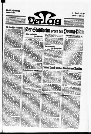 Der Tag vom 02.06.1929