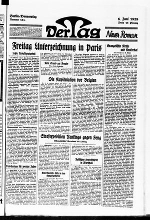 Der Tag vom 06.06.1929