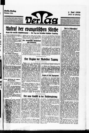 Der Tag vom 07.06.1929