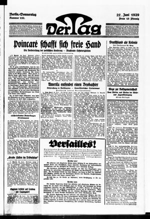 Der Tag vom 27.06.1929