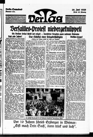 Der Tag vom 29.06.1929