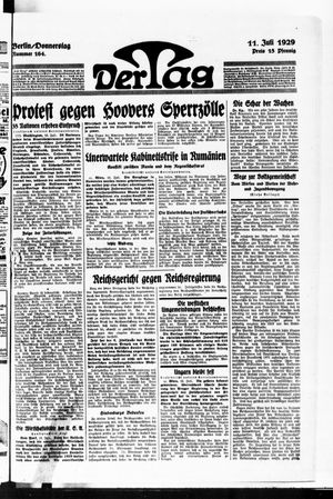 Der Tag on Jul 11, 1929