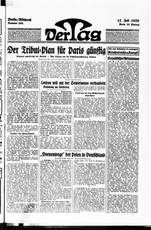 Der Tag vom 17.07.1929