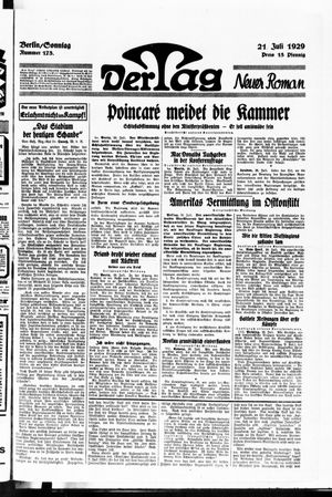 Der Tag vom 21.07.1929