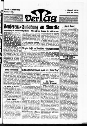 Der Tag vom 01.08.1929