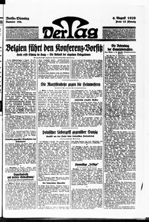 Der Tag vom 06.08.1929