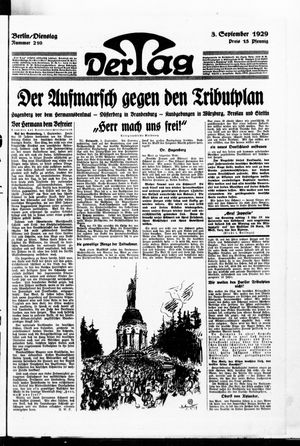 Der Tag vom 03.09.1929