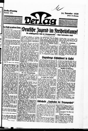 Der Tag vom 24.11.1929