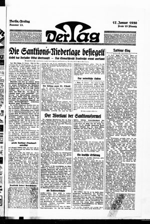 Der Tag on Jan 17, 1930