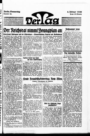 Der Tag vom 06.02.1930
