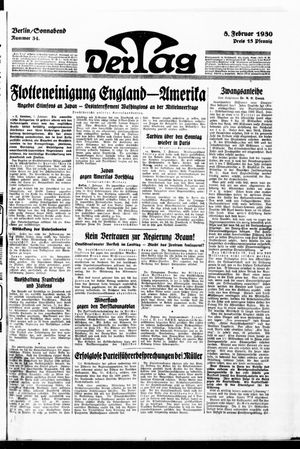Der Tag on Feb 8, 1930