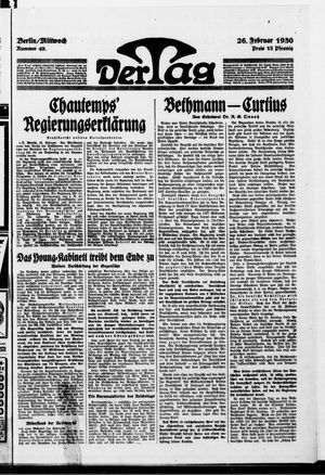 Der Tag vom 26.02.1930