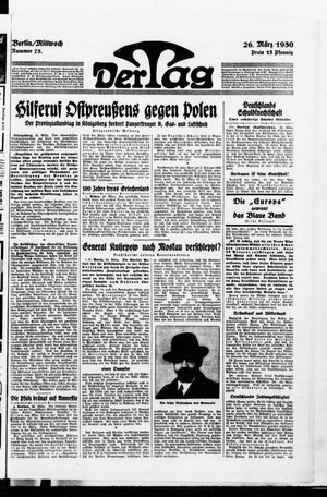 Der Tag vom 26.03.1930