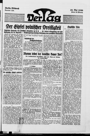 Der Tag vom 28.05.1930