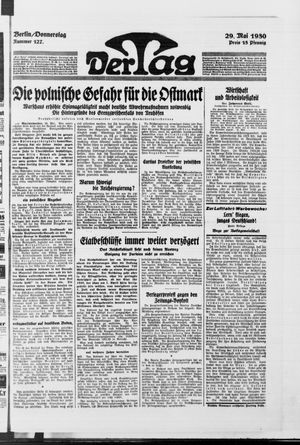Der Tag vom 29.05.1930