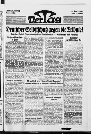 Der Tag vom 03.06.1930
