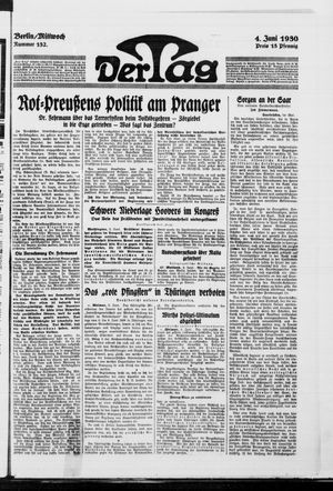 Der Tag vom 04.06.1930