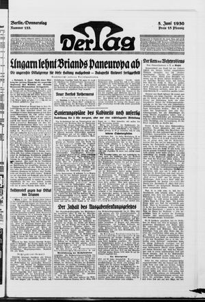 Der Tag vom 05.06.1930