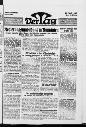 Der Tag vom 11.06.1930