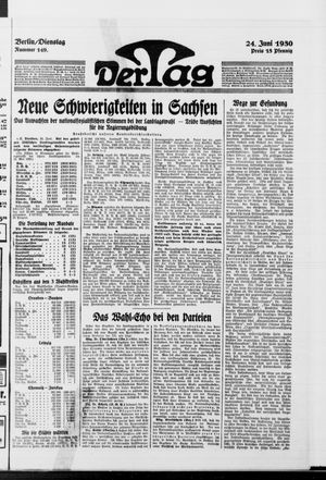 Der Tag vom 24.06.1930