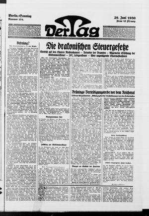 Der Tag vom 29.06.1930