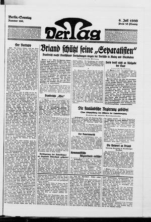 Der Tag vom 06.07.1930