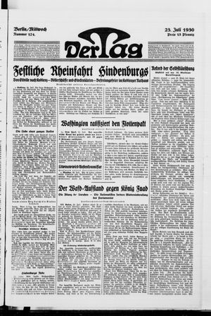 Der Tag vom 23.07.1930