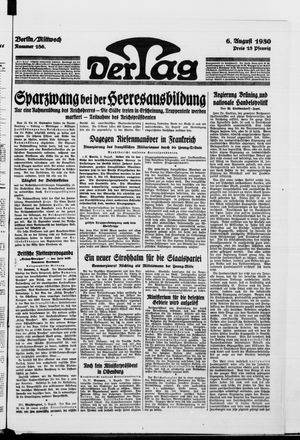 Der Tag vom 06.08.1930