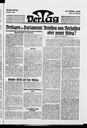 Der Tag vom 31.10.1930