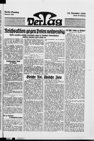 Der Tag vom 23.11.1930