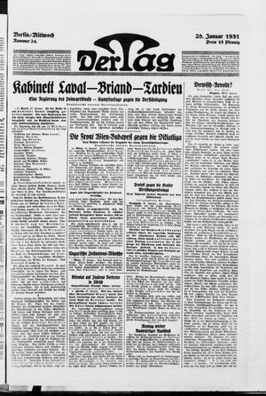 Der Tag vom 28.01.1931