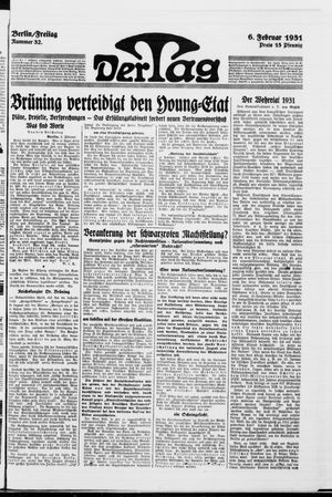 Der Tag vom 06.02.1931