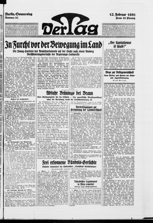 Der Tag vom 12.02.1931