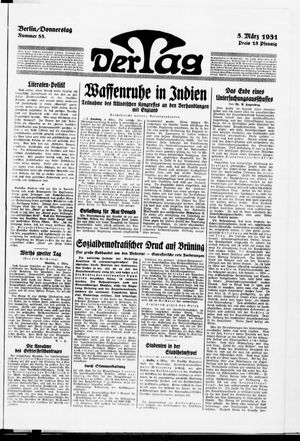 Der Tag vom 05.03.1931