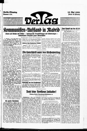 Der Tag vom 12.05.1931