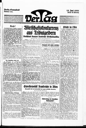 Der Tag vom 13.06.1931