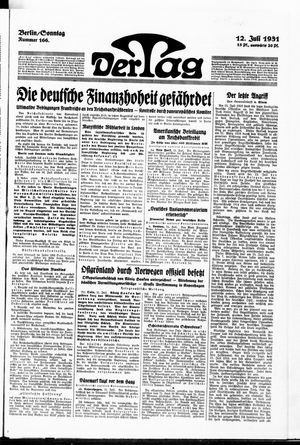 Der Tag vom 12.07.1931