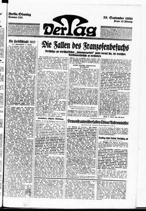 Der Tag vom 29.09.1931