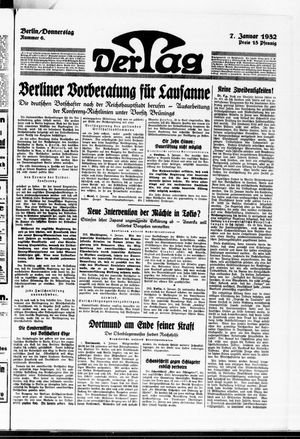 Der Tag on Jan 7, 1932